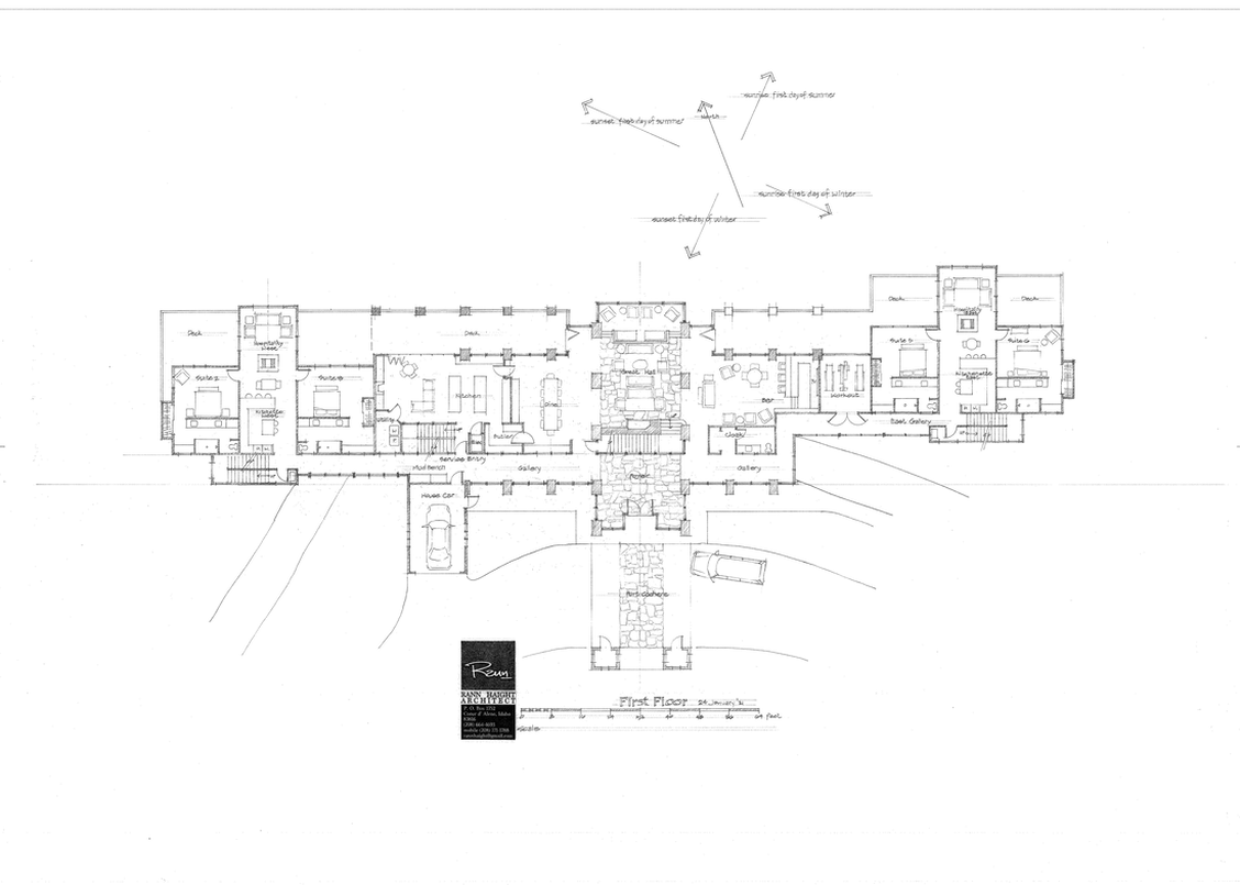 Architectural floor plan with detailed layout.